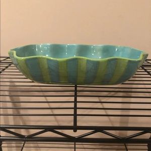 Southern Living Gail Pittman Green Ruffle Bowl